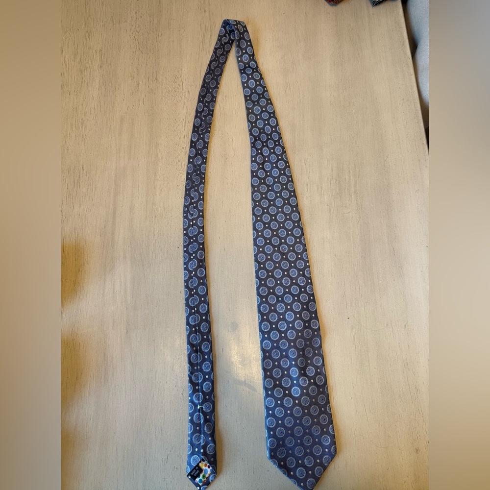 Vintage EUC Sky Blue City of London necktie (prettier in person) - Picture 2 of 8